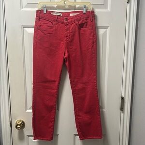 Pilcro and the Letterpress Script Straight-Leg Jeans Size 28